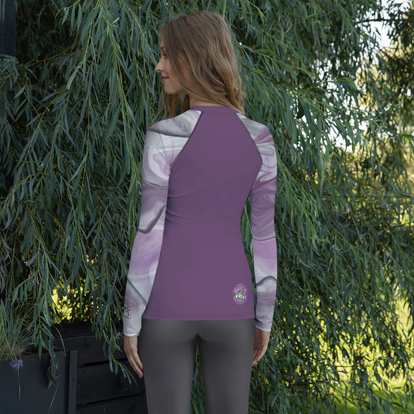 Purple Lava Ladies Rash Guard - C3P Golf