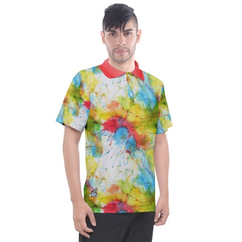 Paint Splatter Men's Polo - C3P Golf