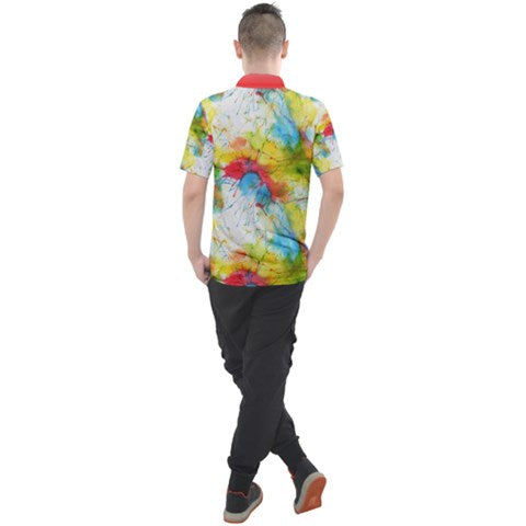 Paint Splatter Men's Polo - C3P Golf