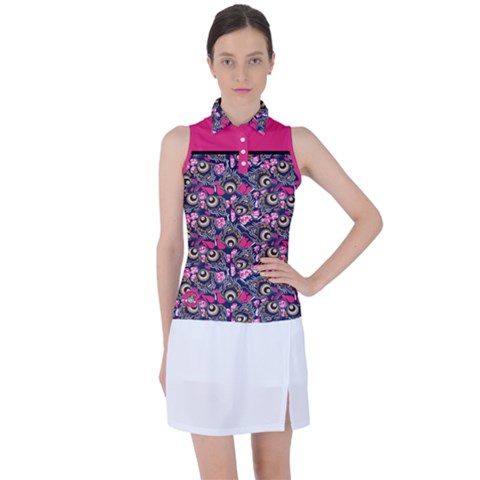 Eyeballs Ladies Sleeveless Polo - C3P Golf