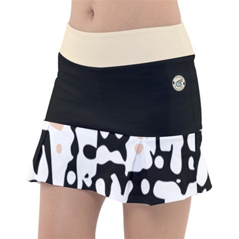 Maze Craze Black Tan Skirt - HFM Golf