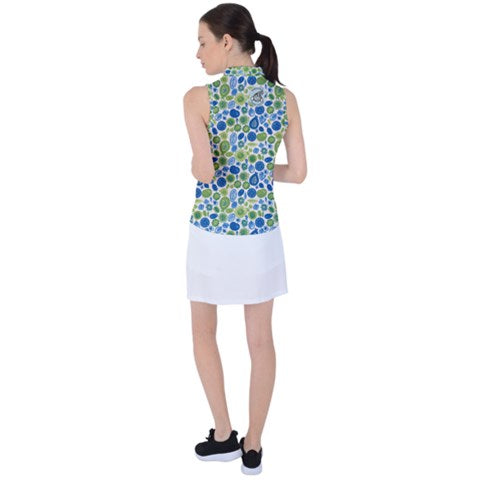 Blue Green Paisley Ladies Polo - C3P Golf