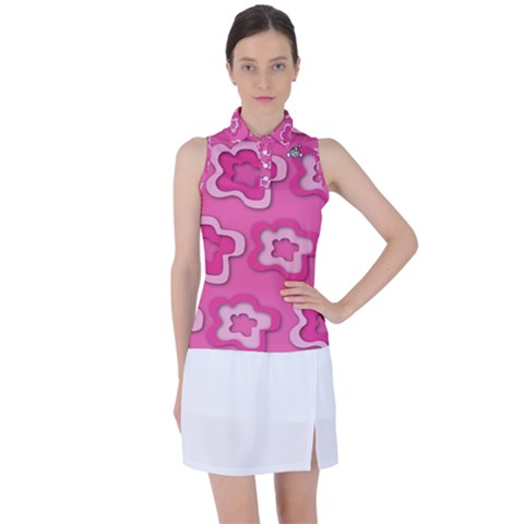 Go Go Flowers Ladies Polo - C3P Golf