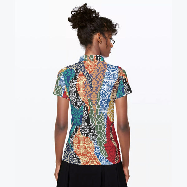 Patchwork Women's Polo - C3P Golf