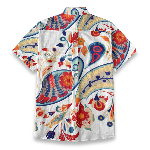 Mad Paisley Button Up Linen - C3P Golf
