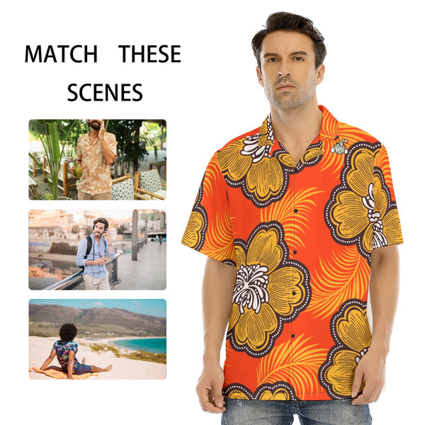 Big Orange Hawaiian Shirt - C3P Golf