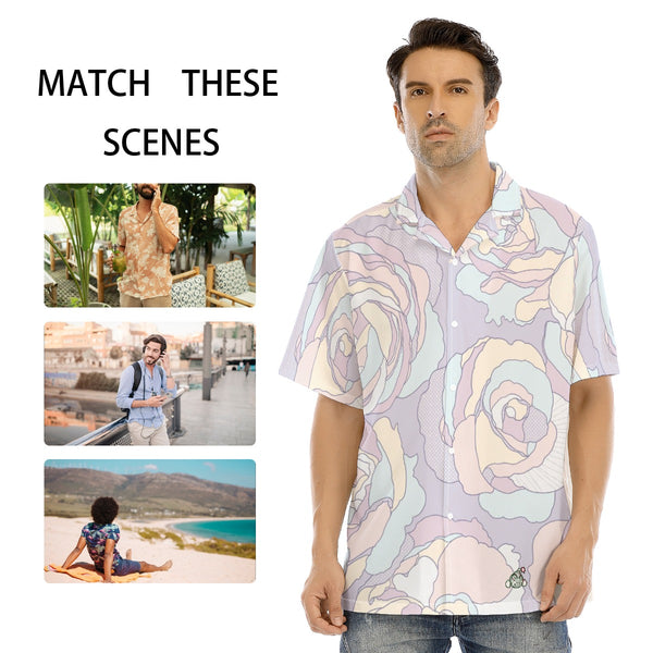 Pastels Button Up Hawaiian Shirt - C3P Golf