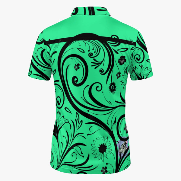 Greener Grass V-Neck Polo Shirt - C3P Golf