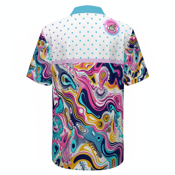 Melted Crayons Q Zip Polo - C3P Golf
