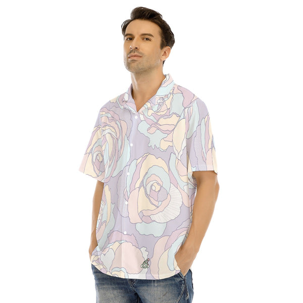 Pastels Button Up Hawaiian Shirt - C3P Golf