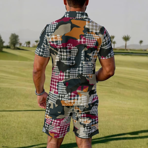 Twill Quilt Q Zip Outfit - C3P Golf