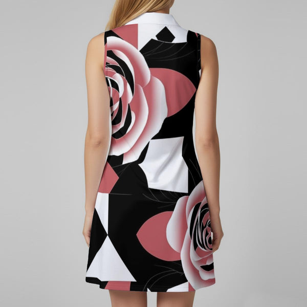 Modern Art Flowers Sports Dress Set - C3P Golf