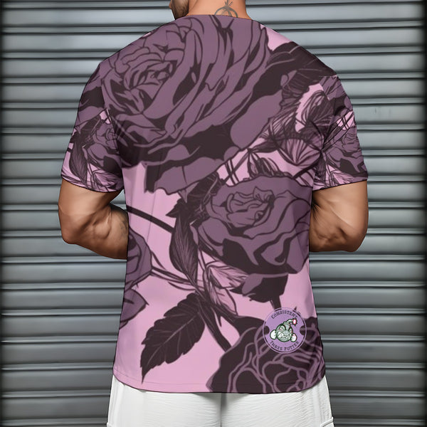 Pink and Brown Flowers No Collar - C3P Golf