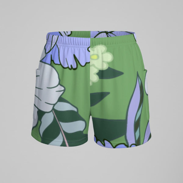 Purple and Green Flowers Sports Dress Set - C3P Golf