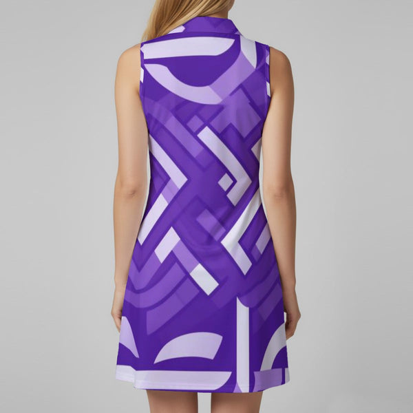 Purple Lines Sports Dress Set - C3P Golf