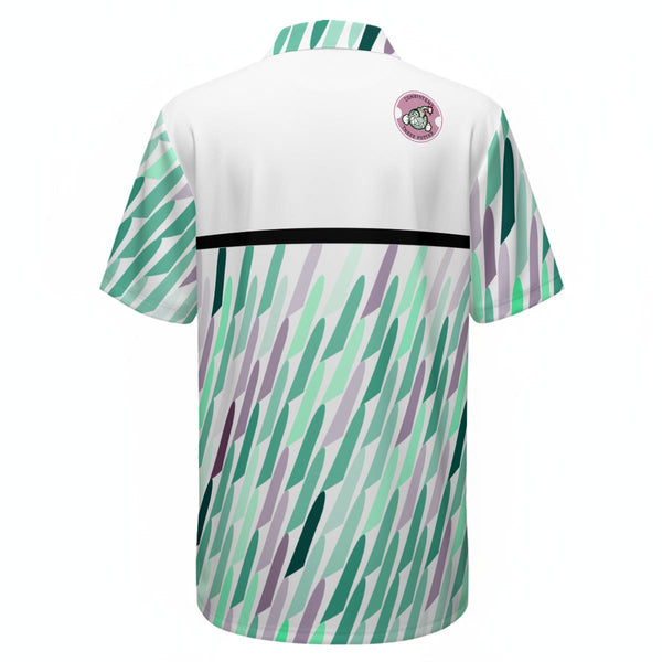 Pastel Tiles Q Zip Polo - C3P Golf