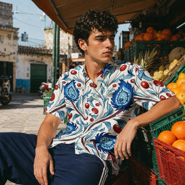 Paisley and Holly Breathable Button up Shirt - C3P Golf