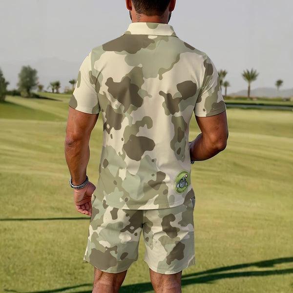 Mild Camo Q Zip Outfit - C3P Golf