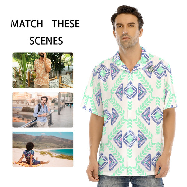 This Way Button Up Hawaiian Shirt - C3P Golf