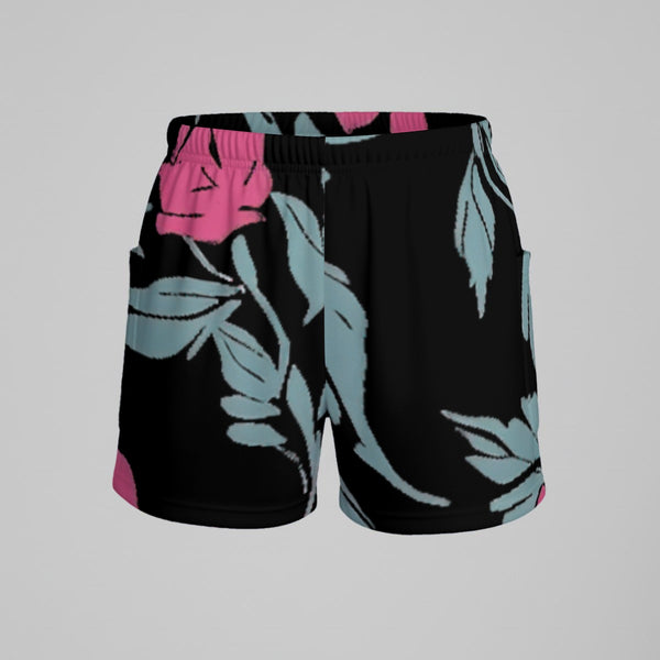 Contrast Flowers Sports Dress Set - C3P Golf