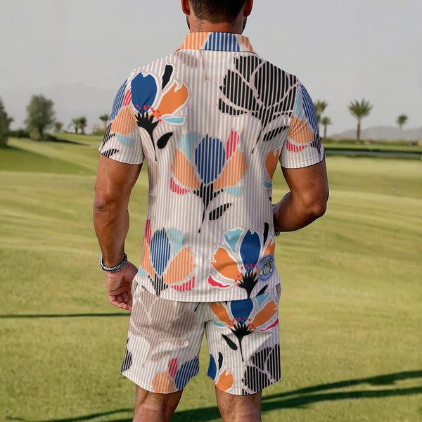 Behind Stripes Q Zip Outfit - C3P Golf