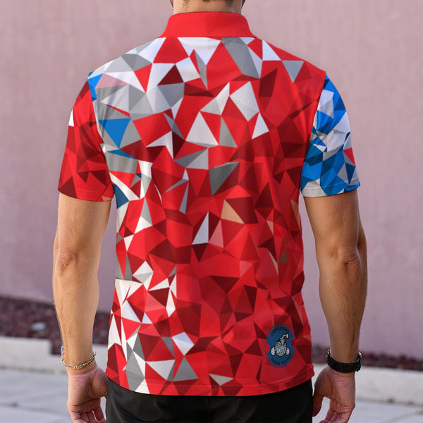 Diamond Patriot Button Up Polo - C3P Golf