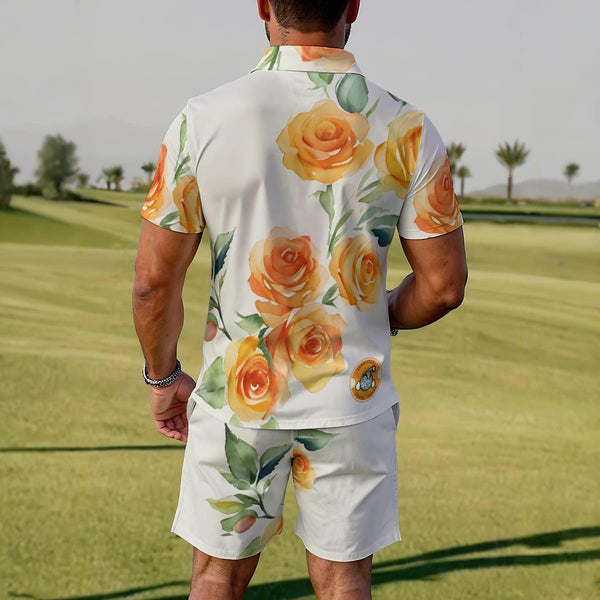 Yellow Rose Q Zip Outfit - C3P Golf