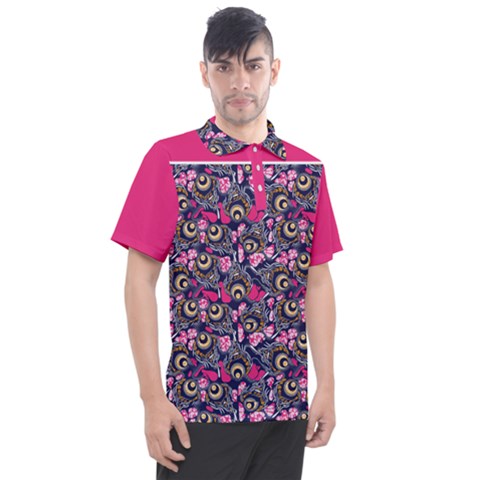 Eyeballs Pink Men's Polo - C3P Golf
