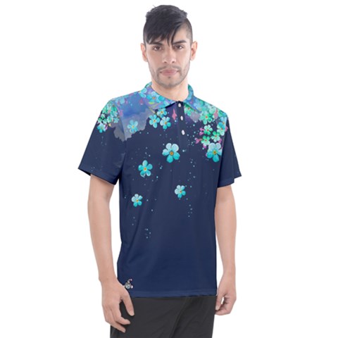 Falling Flowers Blue - C3P Golf