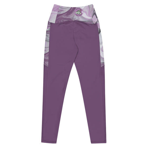 Purple Lava Leggings - HFM Golf