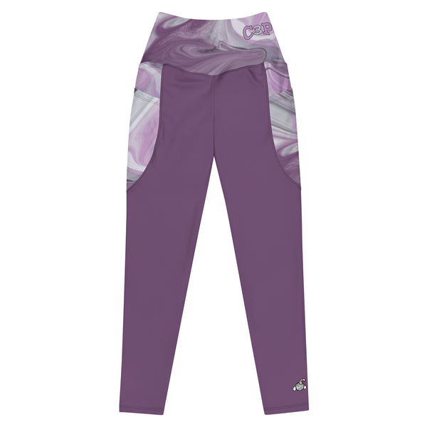 Purple Lava Leggings - C3P Golf