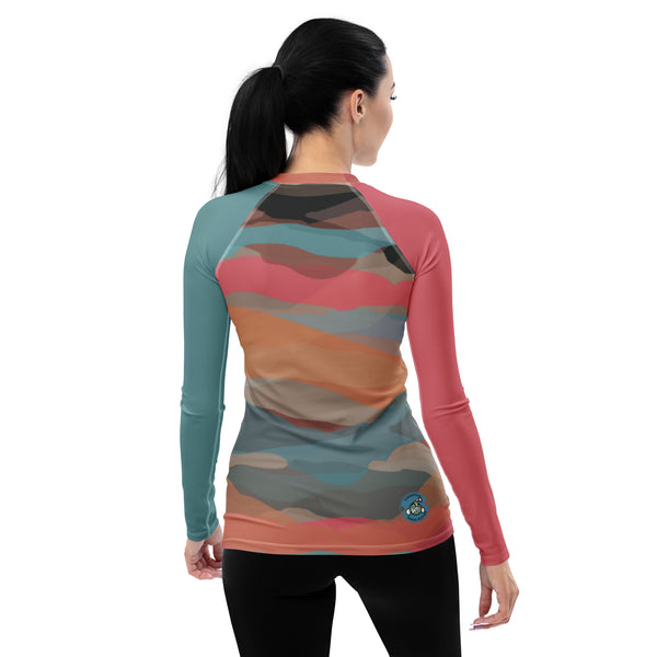 Sunset Party Bomb Ladies Rash Guard - C3P Golf