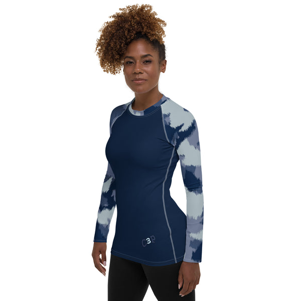 C3P Shark Attack Ladies Rash Guard - C3P Golf