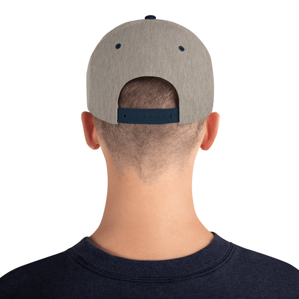 C3P Logo Snapback Hat Grey - C3P Golf