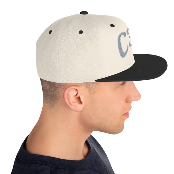 C3P Logo Snapback Hat Grey - C3P Golf