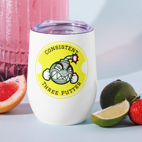 Bomb Yellow Wine tumbler - C3P Golf