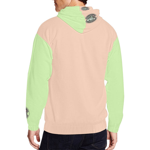 Pink and Green Hoodie - HFM Golf
