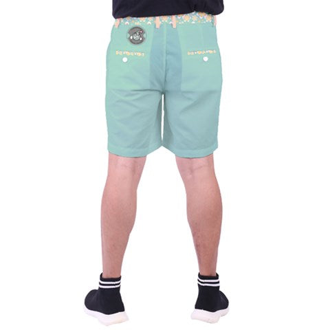 Flower Bomb blue Shorts - HFM Golf