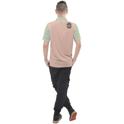 Flower Bomb Pink Men's Polo - C3P Golf