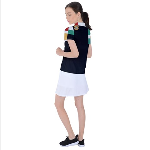 Geometric Black Polo - HFM Golf