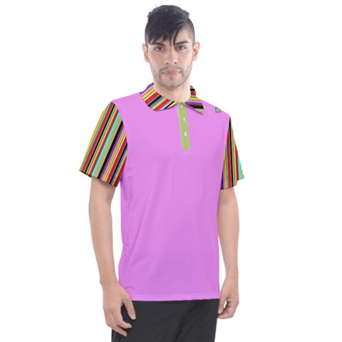 Line Rage Pink Polo - HFM Golf