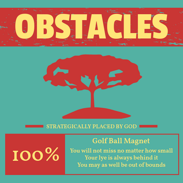 Obstacles Mug - HFM Golf