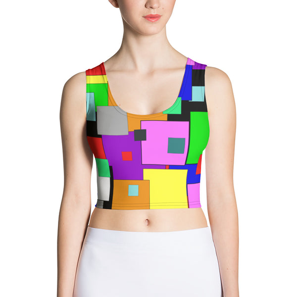 Patches Crop Top - Girls Tanks