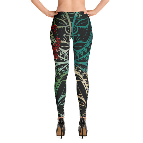 Tribal Skully - Leggings