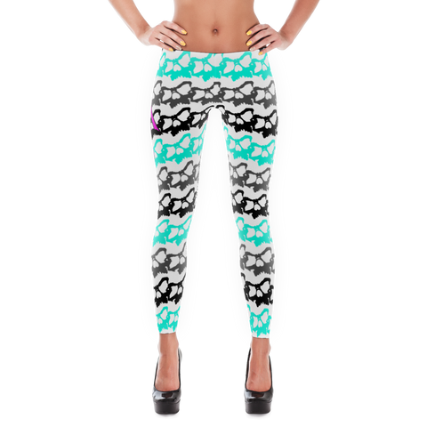 Skully Wave -  Leggings