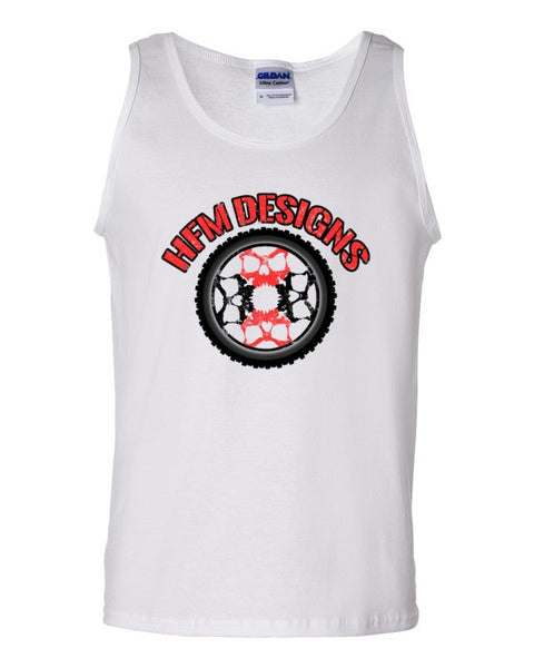 Big Wheel Skully Red - Guys Tanks