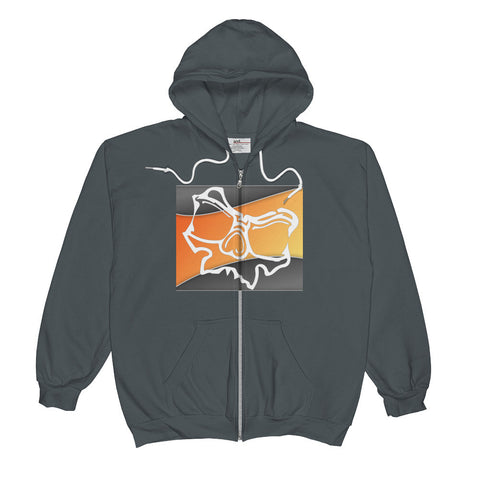 Skully Sunset - Zip up WarmUps