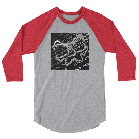 Just Ride - 3/4 Guys T