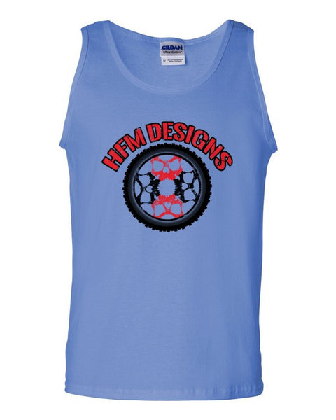 Big Wheel Skully Red - Guys Tanks