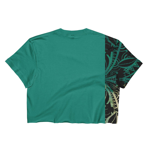 Tribal Green Crop T - ComboZ